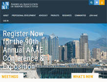 Tablet Screenshot of aaae.org