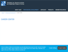 Tablet Screenshot of careercenter.aaae.org